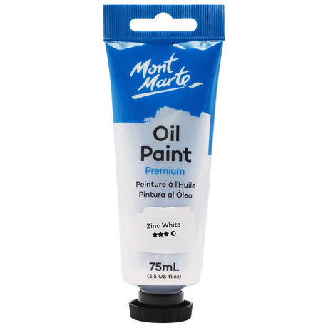 Mont Marte Oil Paint Premium 75ml - Zinc White