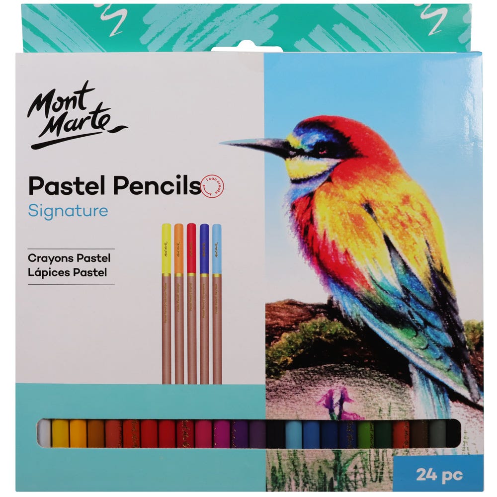 Mont Marte Pastel Pencils Signature 24Pc