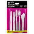 Mont Marte Plastic Palette Knife Set Discovery 5Pc