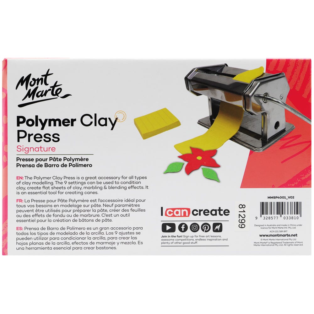 Mont Marte Polymer Clay Press Signature