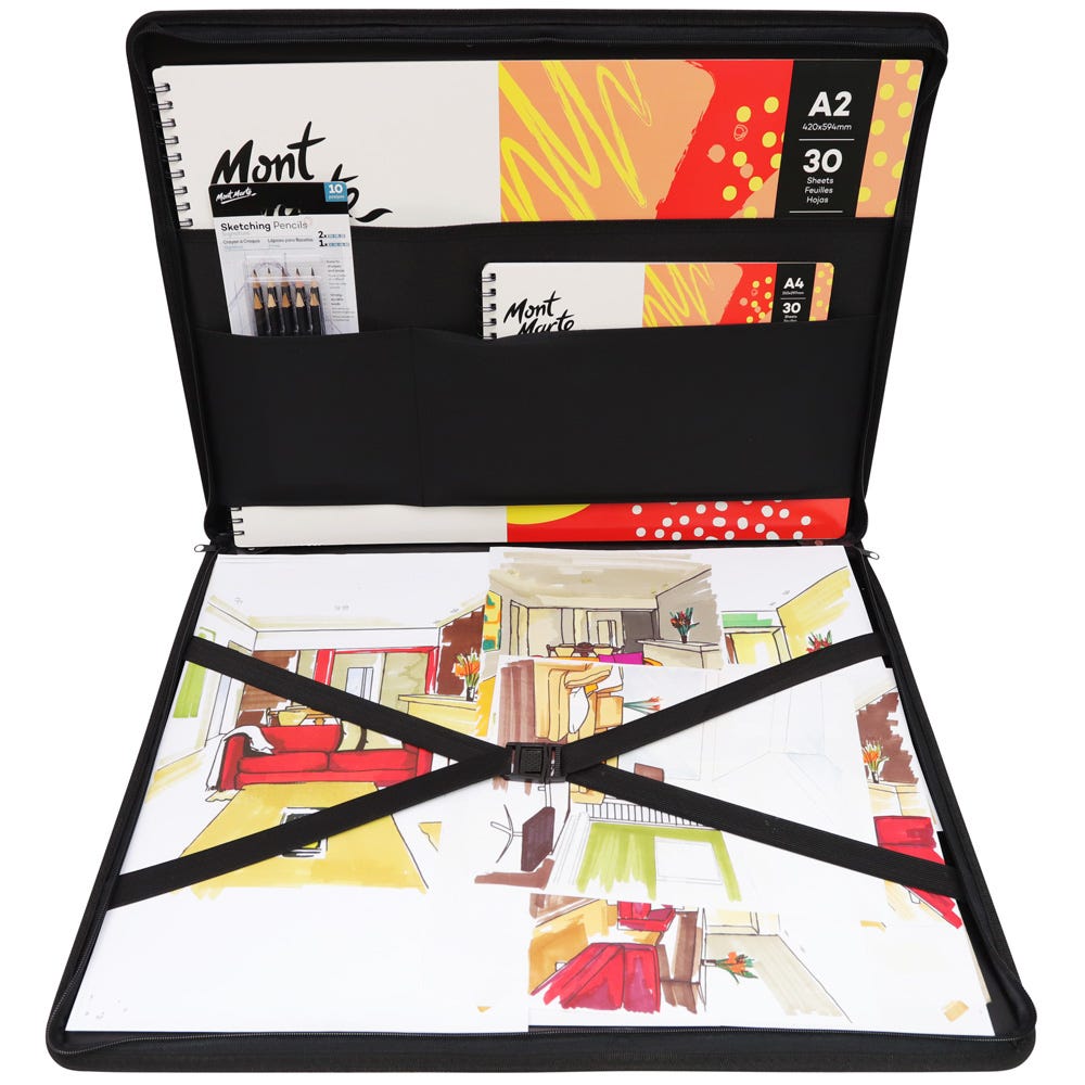 Mont Marte Portfolio A2 16 5 X 23 4In Signature