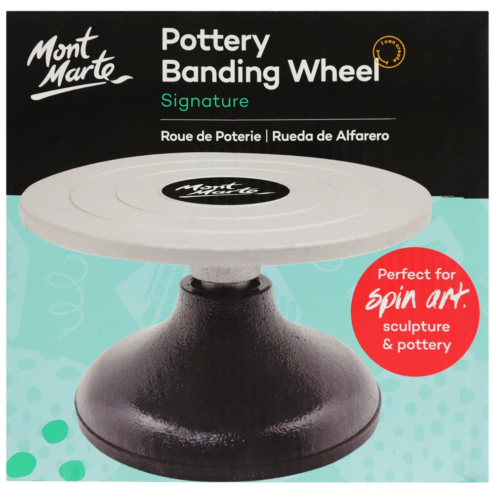 Mont Marte Pottery Banding Wheel Signature 18Cm (7In)