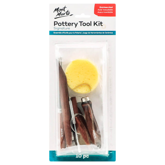 Mont Marte Pottery Tool Kit Signature 10Pc