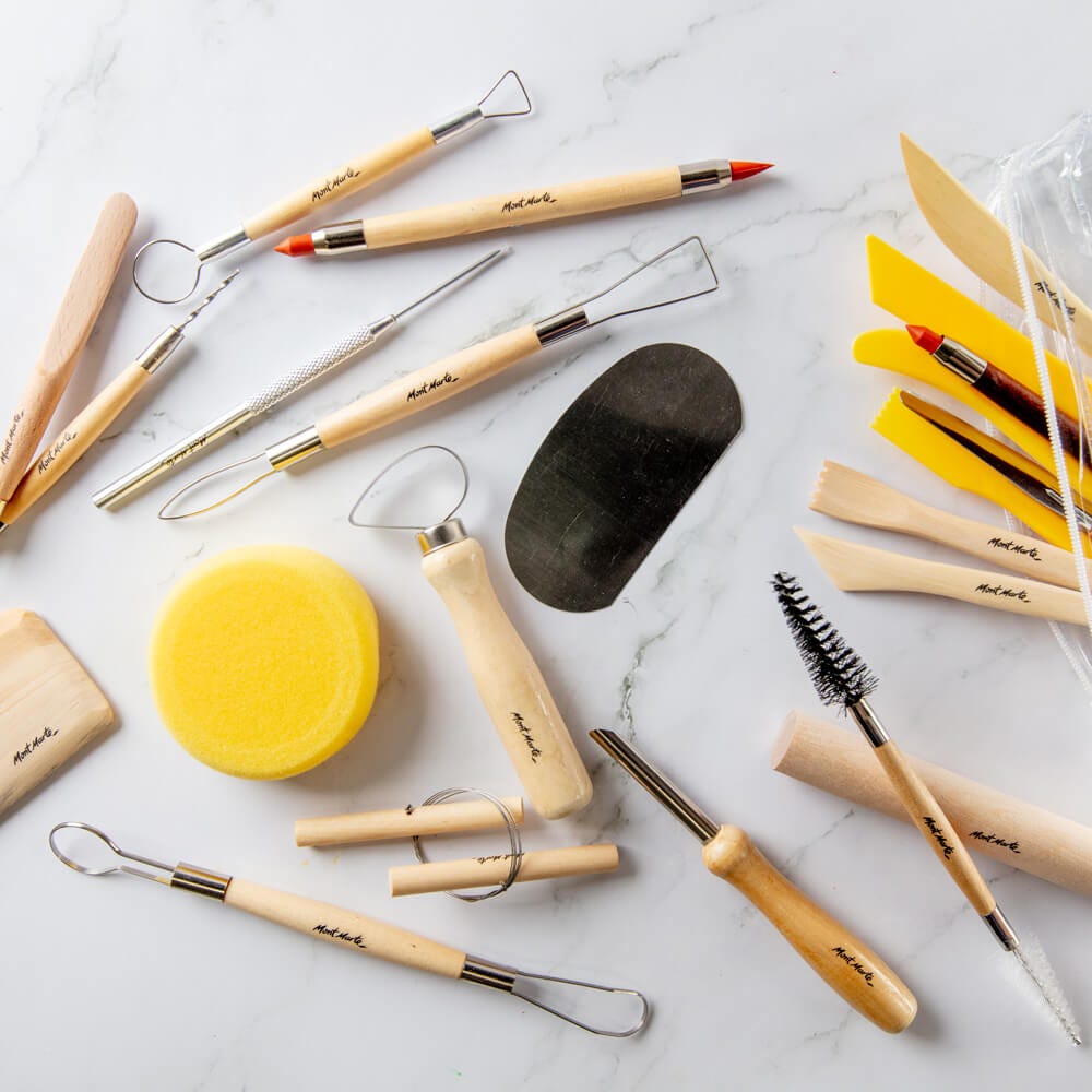 Mont Marte Pottery Tool Set Signature 23Pc