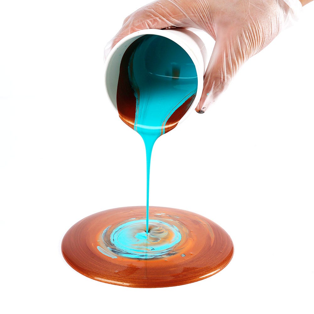 Mont Marte Pouring Acrylic Paint Set Premium 4Pc X 60Ml 2 Us Fl Oz Symphony