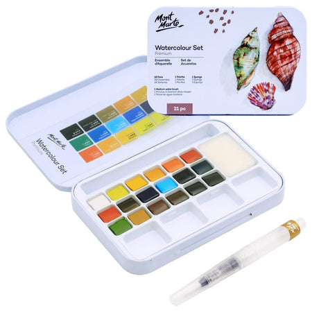 Mont Marte Watercolour Set Premium 21Pc