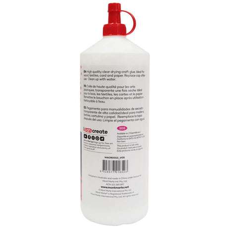 Mont Marte Pva Glue Signature 1Kg 35 27 Us Fl Oz