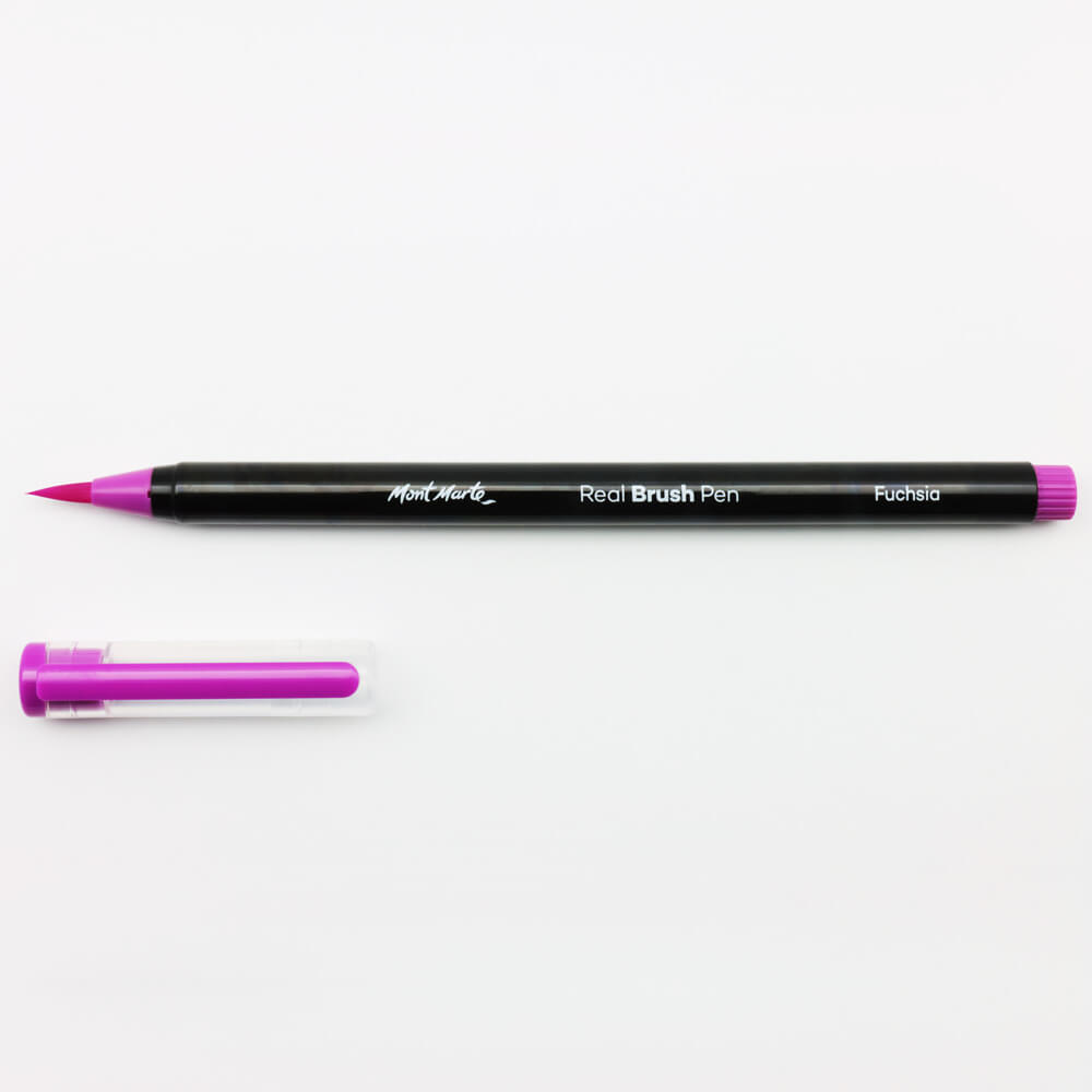 Mont Marte Real Brush Pens Premium 36Pc