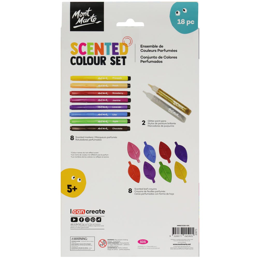Mont Marte Scented Colour Set 18Pc