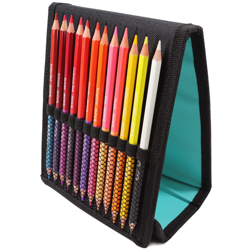 Mont Marte Duo Colour Pencil Easel Wallet Signature 25Pc