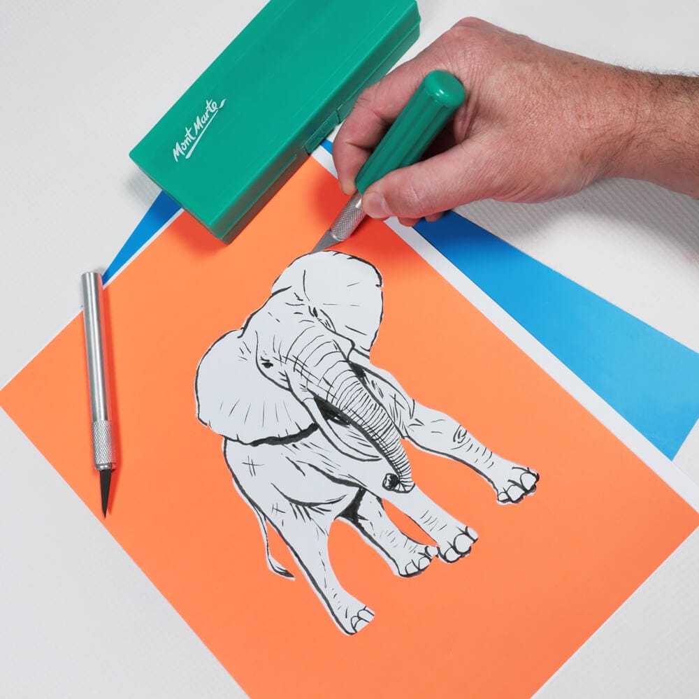 Mont Marte Hobby Knife Set Signature 13Pc