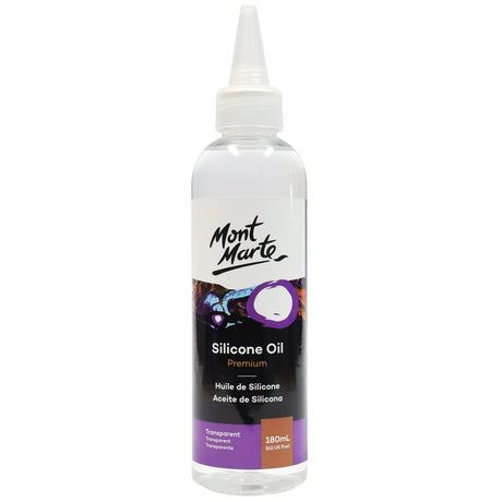 Mont Marte Silicone Oil Premium 180Ml (6 Us Fl.Oz)