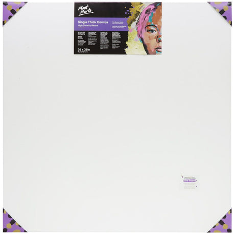 Mont Marte Single Thick Canvas Premium 91.4 X 91.4Cm (36 X 36In)