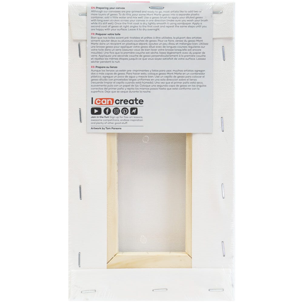 Mont Marte Single Thick Canvas Signature 22 9 X 12 7Cm 9 X 5In