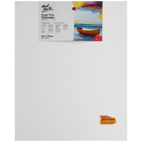 Mont Marte Single Thick Canvas Signature 60 X 75Cm (23.6 X 29.5In)
