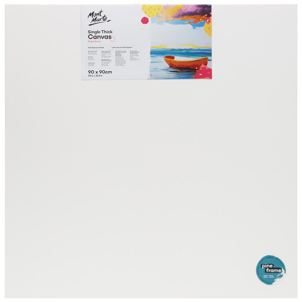 Mont Marte Single Thick Canvas Signature 90 X 90Cm (35.4 X 35.4In)
