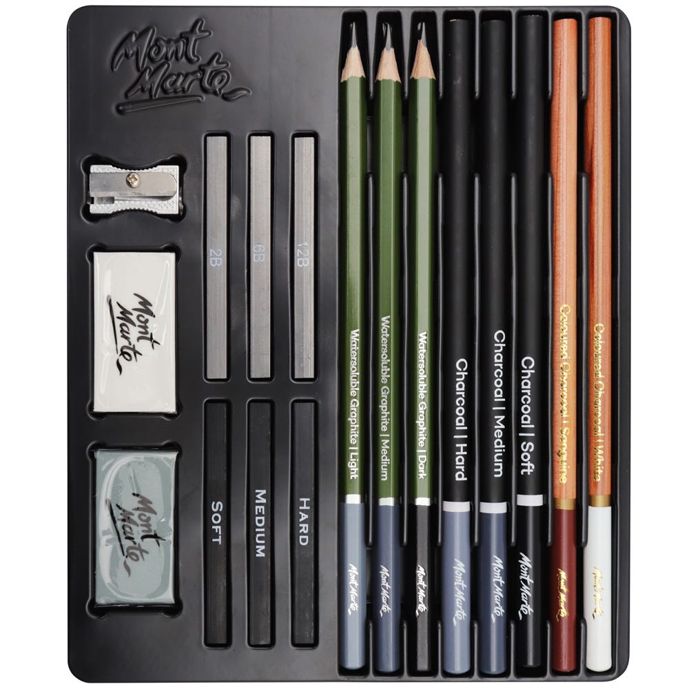 Mont Marte Sketch And Draw Collection Signature 17Pc