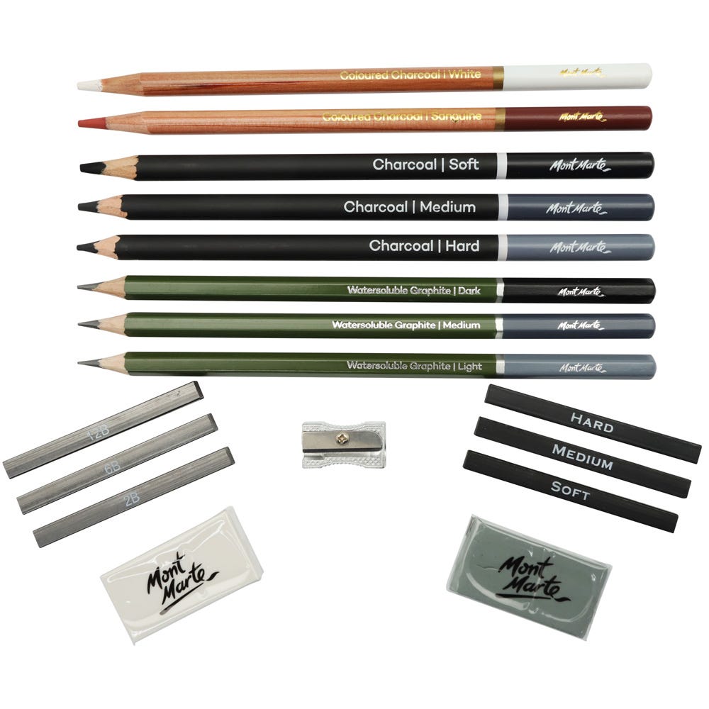 Mont Marte Sketch And Draw Collection Signature 17Pc