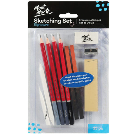 Mont Marte Sketching Set Signature 13Pc
