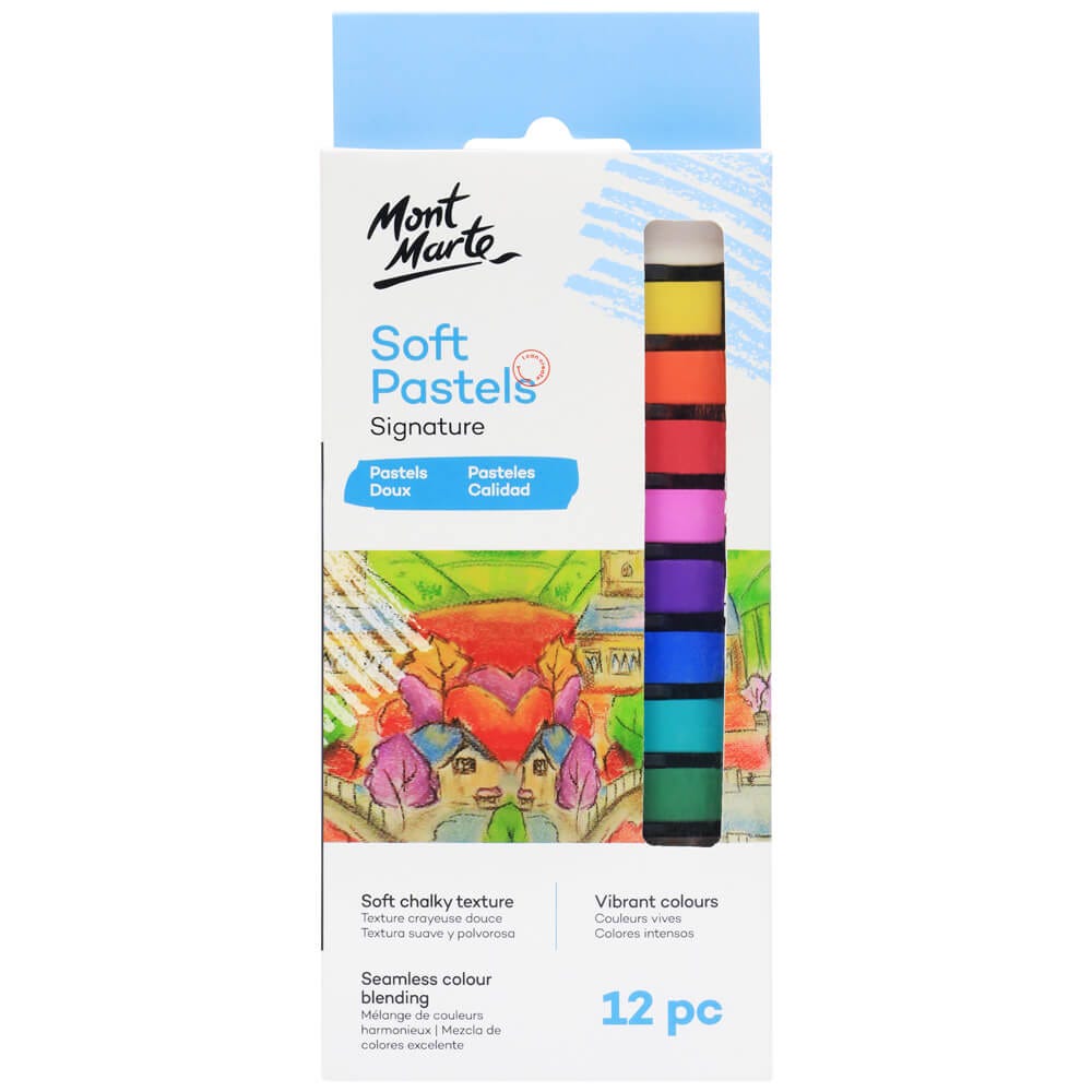 Mont Marte Soft Pastels Signature 12 Colours