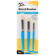 Mont Marte Stencil Brushes Signature 3Pc