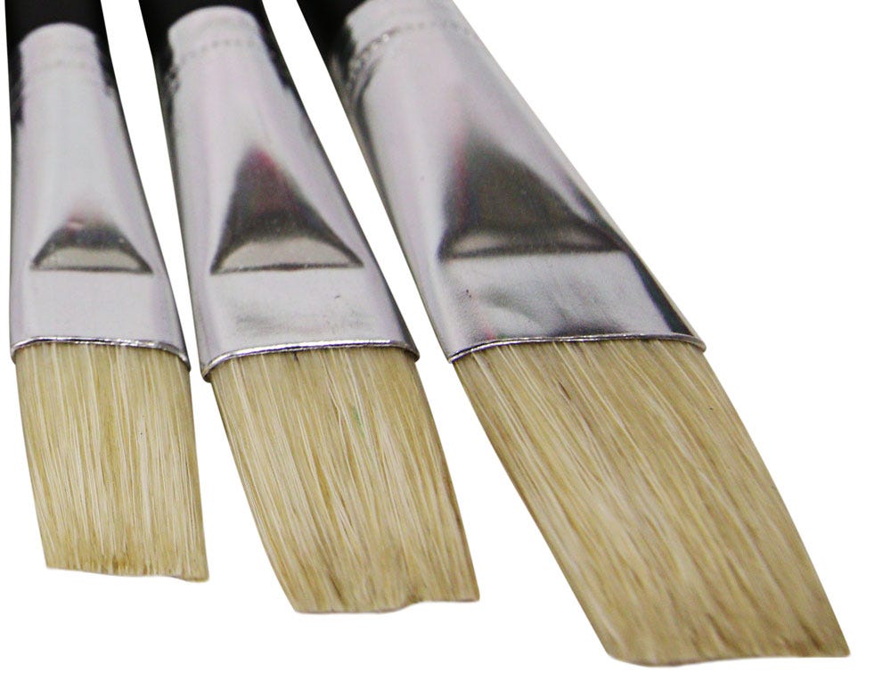 Mont Marte Studio Artist Brushes 12Pce Flat 1 12