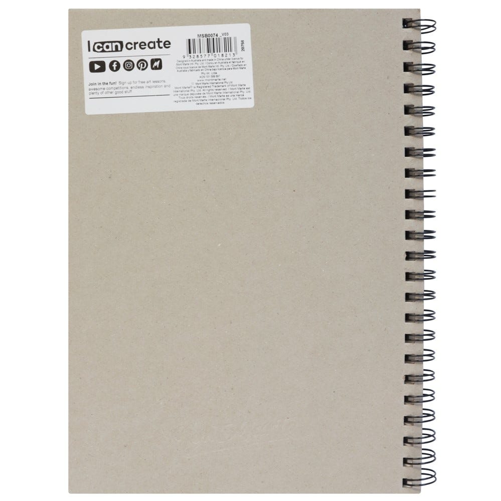 Mont Marte Visual Diary Paper Cover Signature 110Gsm A4 120 Page