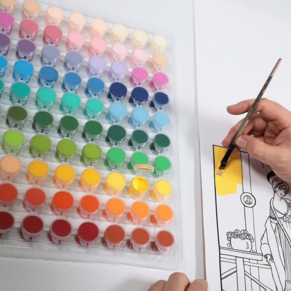 Mont Marte Vivid Colours Acrylic Paint Set Signature 80Pc X 3 5Ml 0 1 Us Fl Oz