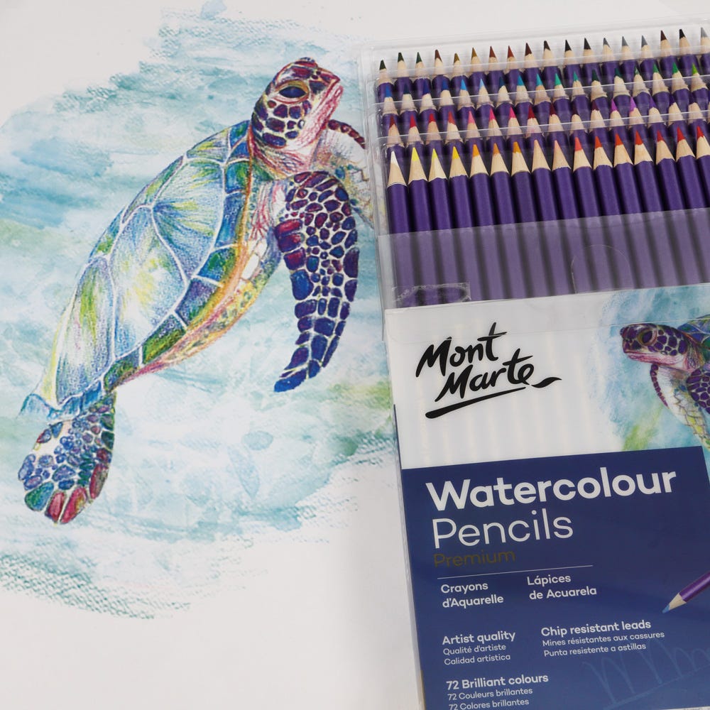 Mont Marte Watercolour Pencils Premium 72Pc