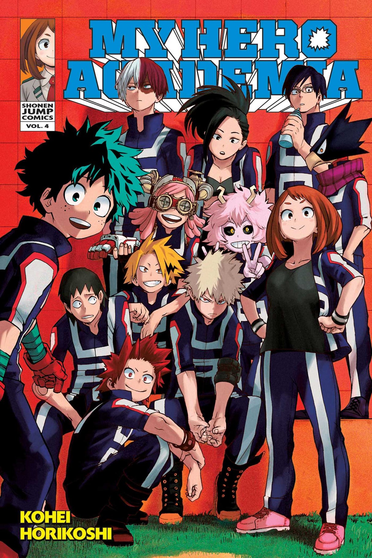 My Hero Academia, Vol. 4 Front Cover