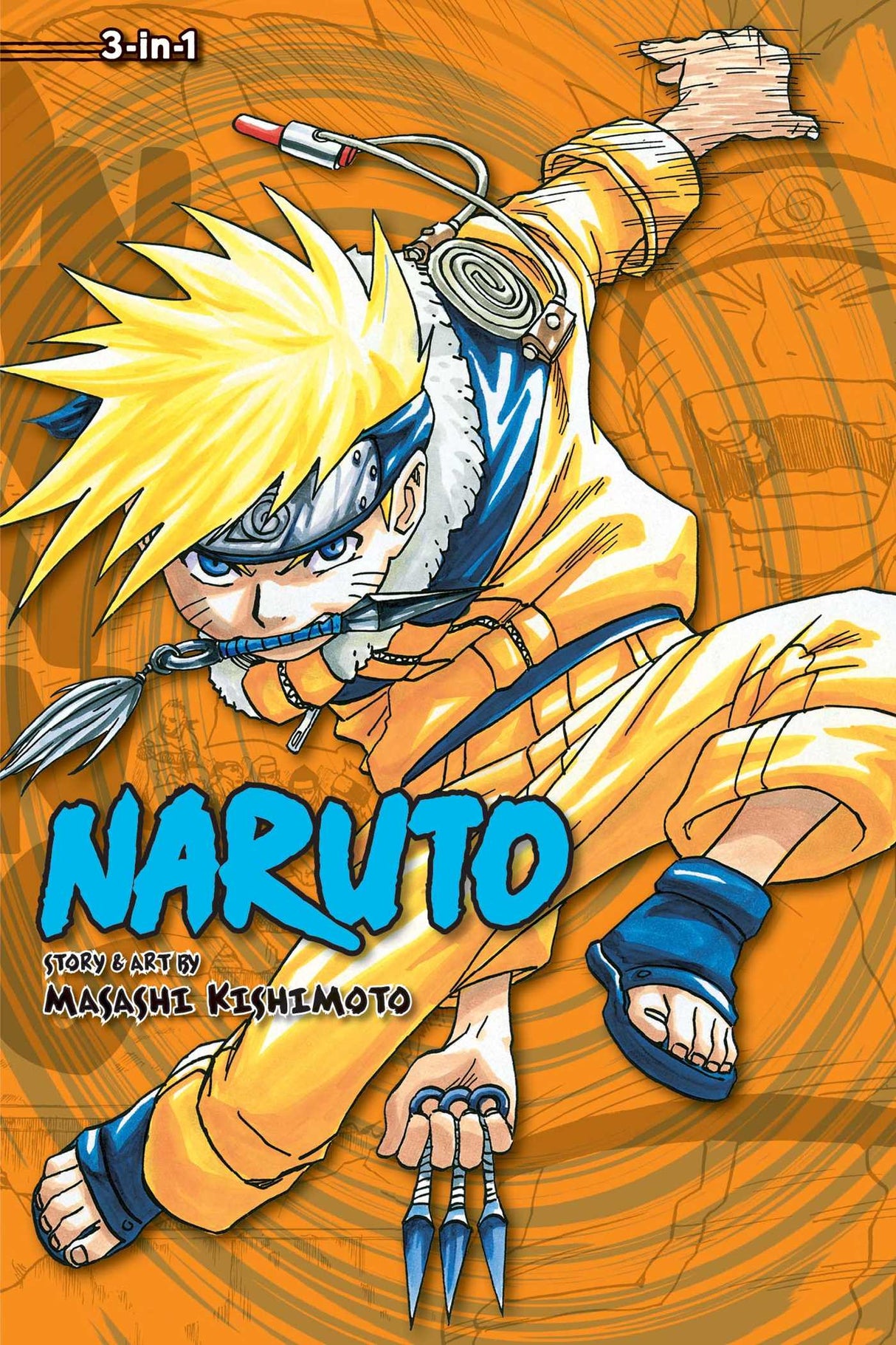 Cover image of the Manga Naruto (3-in-1 Edition), Vol. 2: Includes vols. 4, 5 & 6