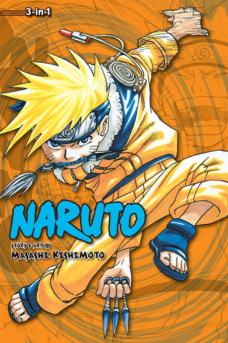 Cover image of the Manga Naruto (3-in-1 Edition), Vol. 2: Includes vols. 4, 5 & 6