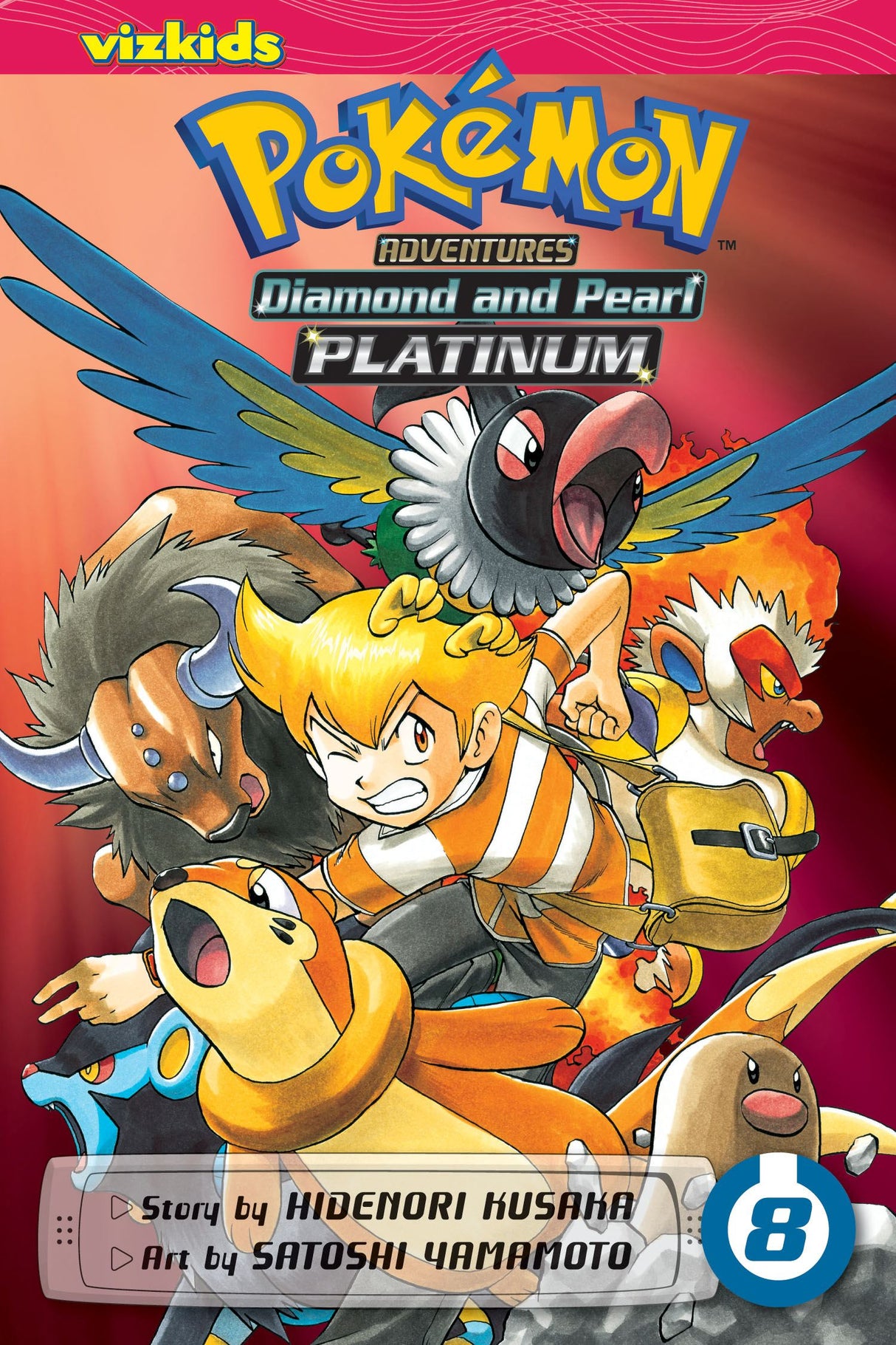 Cover image of the Manga Pokémon-Adventures-Diamond-and-PearlPlatinum-Vol-8
