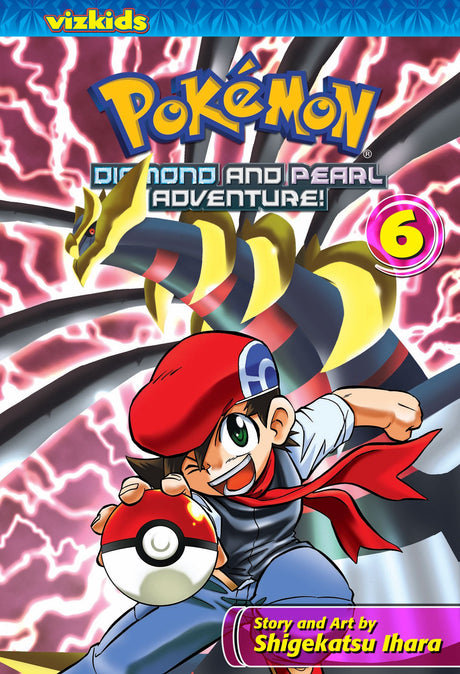 Cover image of the Manga Pokémon-Diamond-and-Pearl-Adventure-Vol-6
