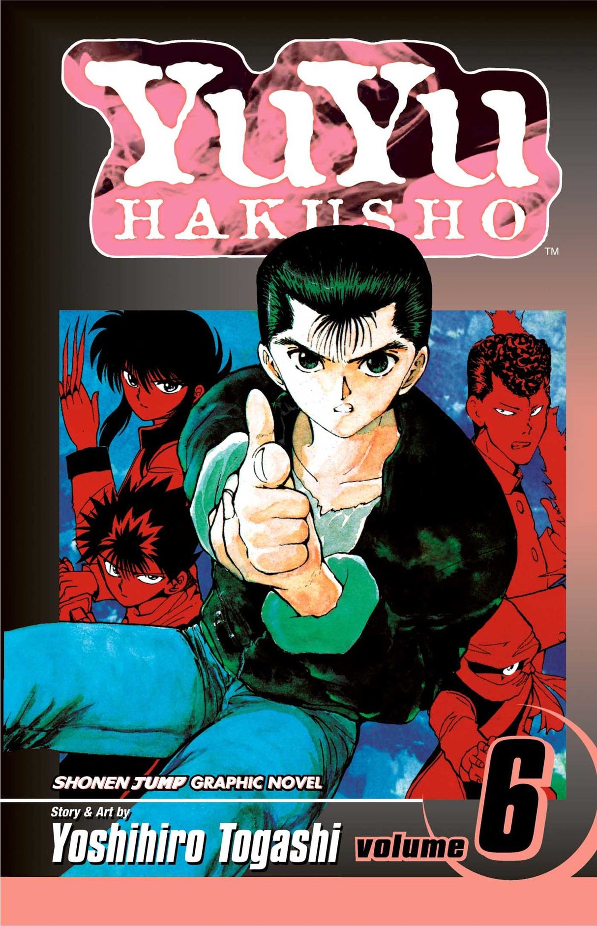 Cover image of the Manga Yuyu-Hakusho-Vol-6