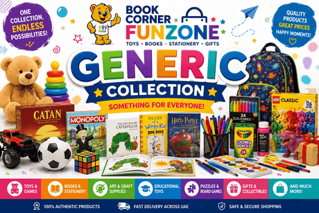 Generic collection featuring toys, games, books, stationery, art supplies, educational toys, board games, puzzles, collectibles and gifts at Funzone UAE