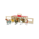 Melissa & Doug Take-Along Show-Horse Stable With Wooden Box
