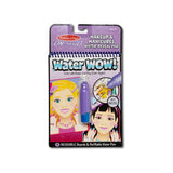 Melissa & Doug On the Go Water Wow! Reusable Water-Reveal Activity Pad - Makeup and Manicures