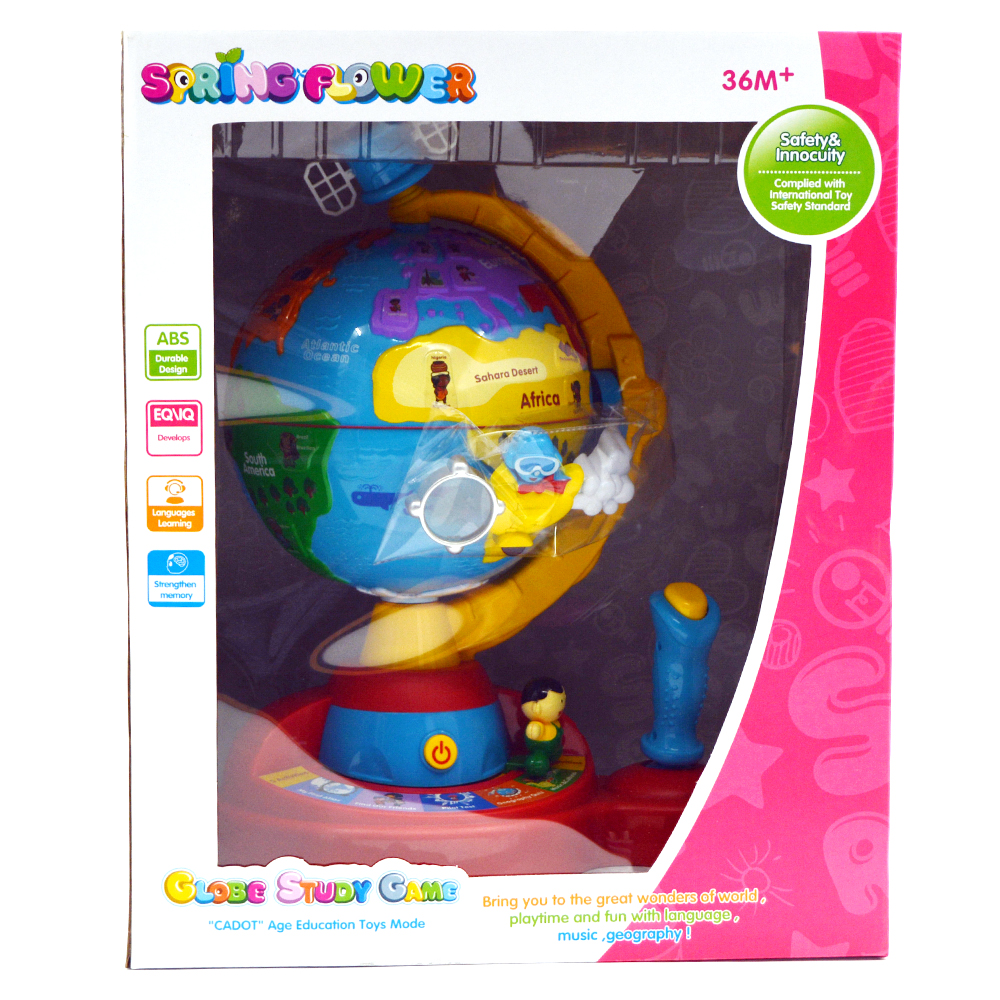 Spring Flower Globe Study Game for Kids – Educational Learning Toy