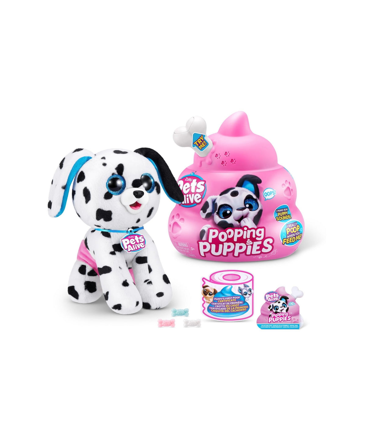 Zuru Pets Alive Pooping Puppies Interactive Plush Toy