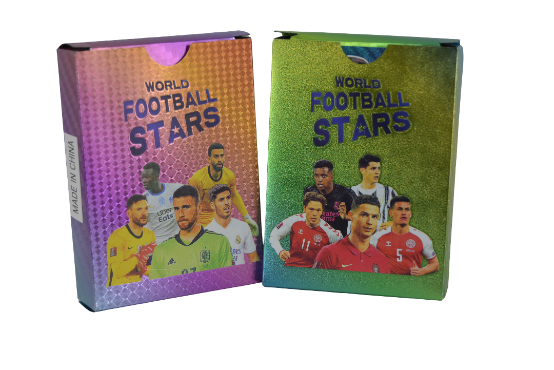 Football Stars Playing Cards (Green)