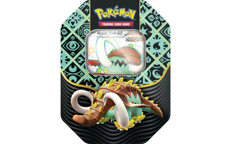 Pokemon Trading Card Game: Scarlet & Violet 4.5 Paldean Fates Tin - Great Tusk/Iron Treads/Charizard