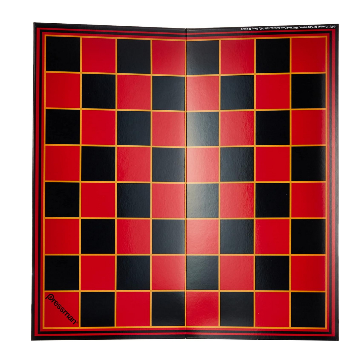 Pressman Checkers With Folding Board