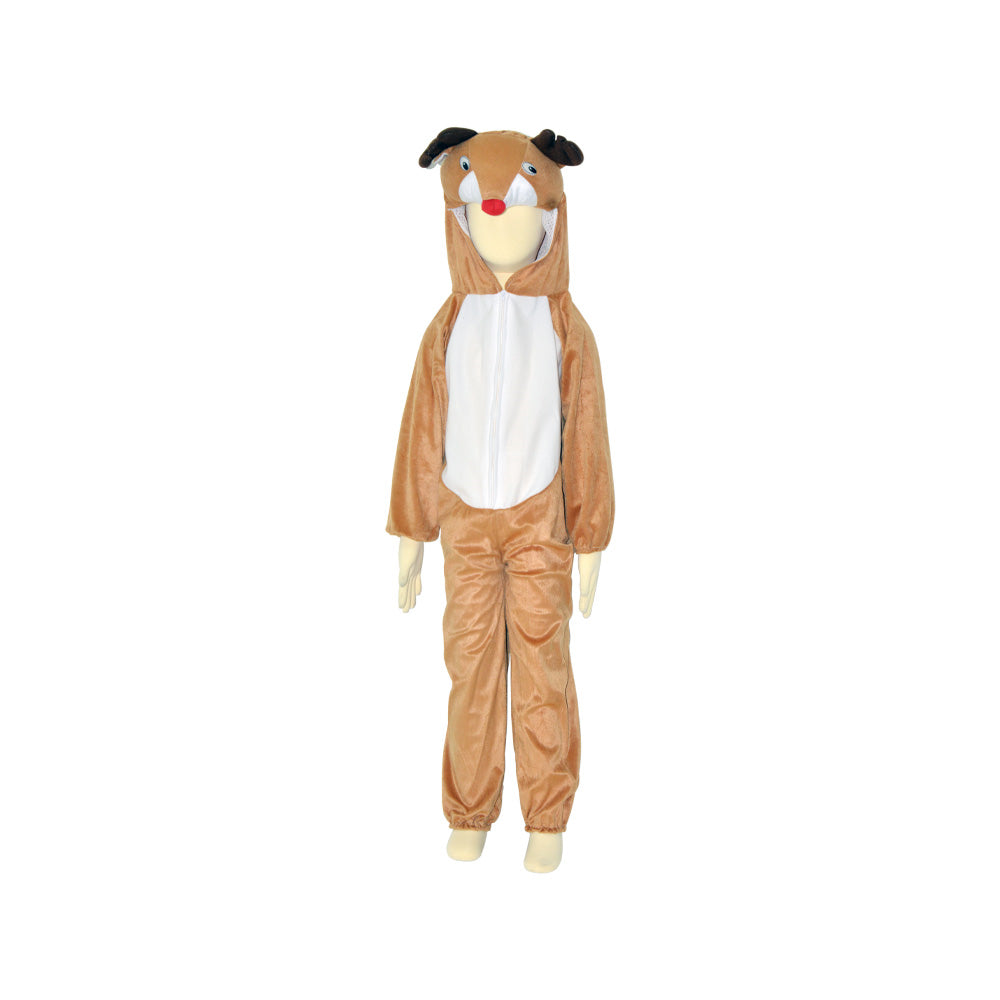 Links to KIDS REINDEER PULSH COSTUME MEDIUM by 