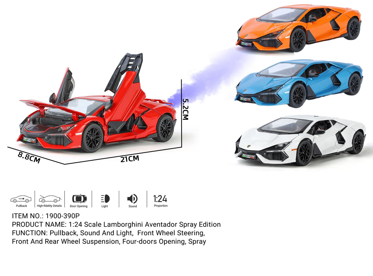 Lamborghini Revuelto Model 1:24 (Assorted colors, sold as single)