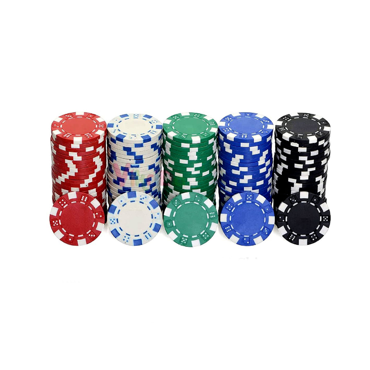 Bicycle Premium Tournament Poker Chips With Tray (100 Chips 8g Clay) - product view 4