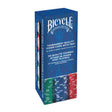 Bicycle Premium Tournament Poker Chips With Tray (100 Chips 8g Clay) - product view 1