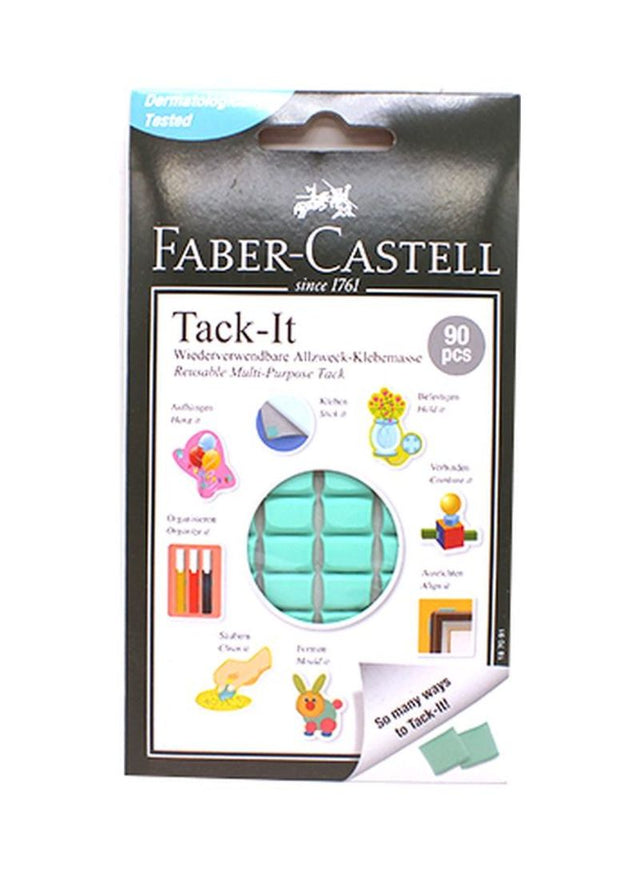 Faber-Castell Tack-It – 90 Pieces (Light Green)