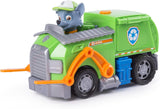 PAW Patrol Rocky’s Transforming Recycle Truck with Pop-out Tools and Moving Forklift for Ages 3 and up