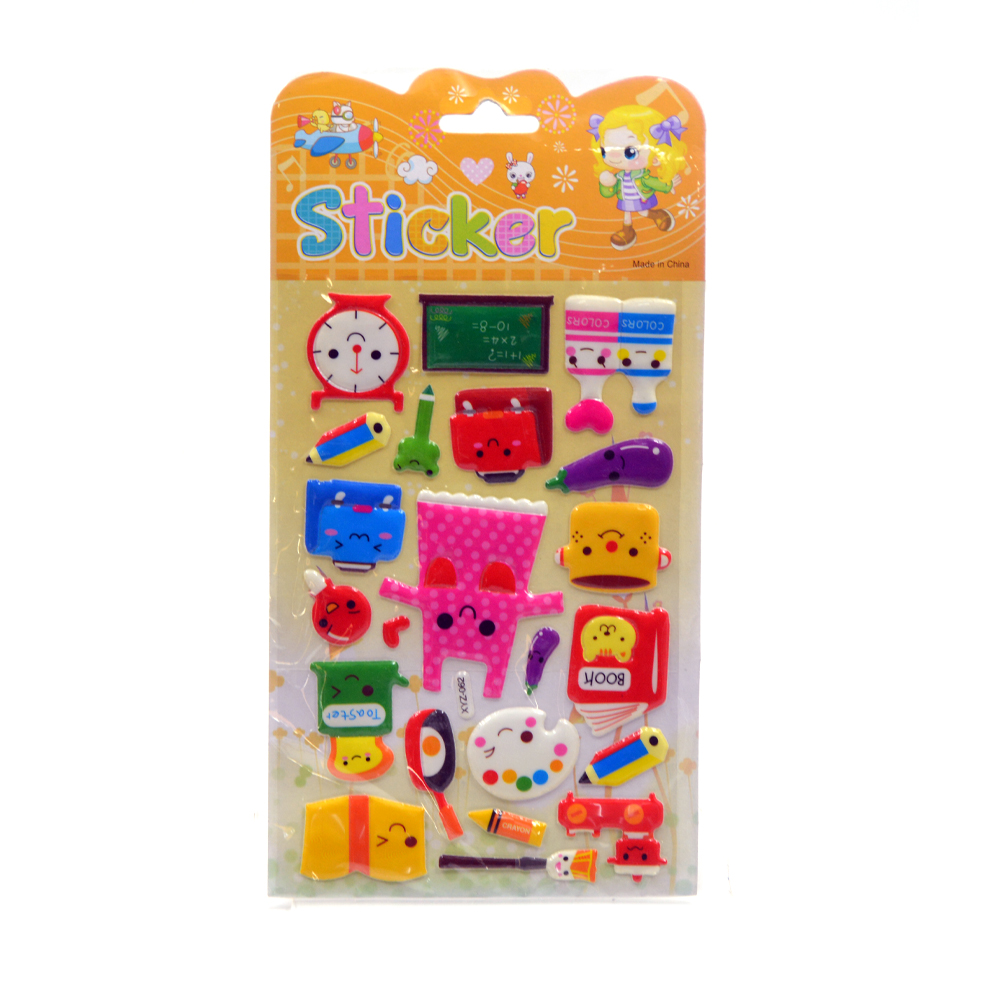 Puffy Stickers Assorted Xyz 062